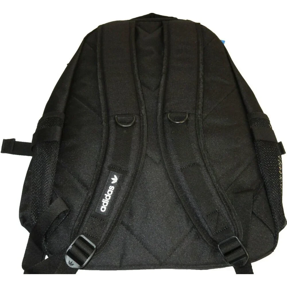 Adidas Originals Unisex Classic Daily Backpack Travel Laptop Bag Black White NWT